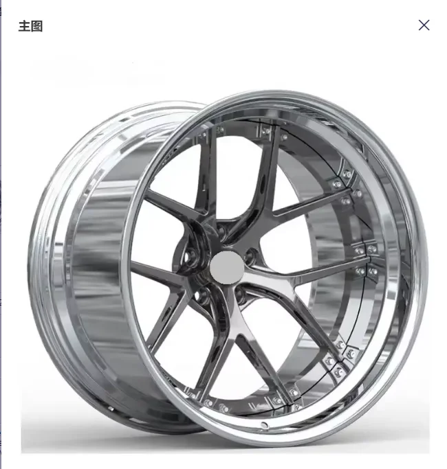 For E92 335i CF WHEELS Hot - Forged Alloy Wheel Rims 1722 Inch PCD 5x120 Polished Brushed