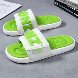 Nova moda homens/mulheres chinelos de verão antiderrapante engrossar chinelo praia ao ar livre flip flops para homens domésticos sapatos confortáveis