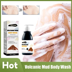Gel de ducha blanqueador, eliminación de acné, blanqueamiento corporal, limpieza de melanina, hidratante, exfoliante, encoge los poros, geles de ducha de barro volcánico