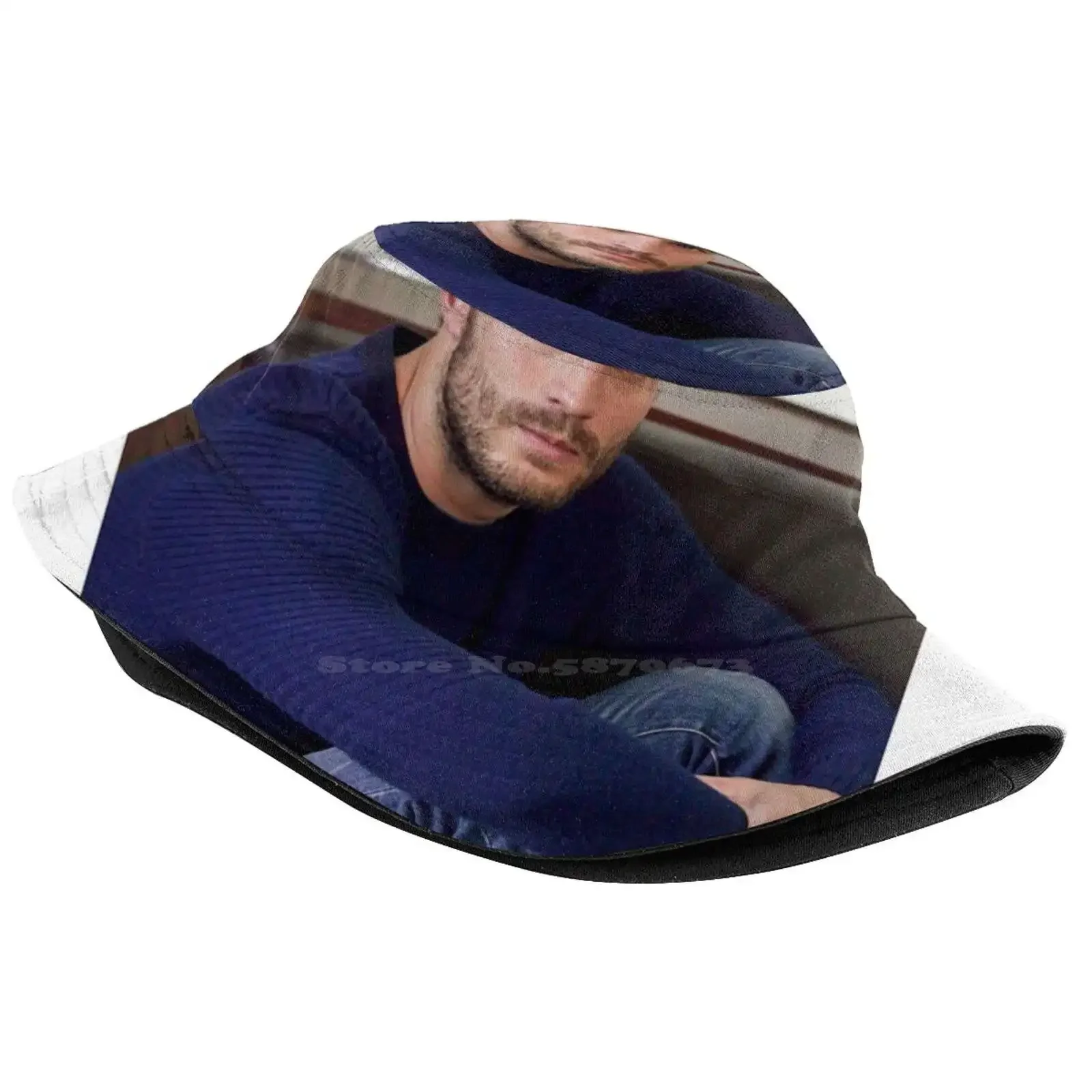 Copia De Jamie Dornan Sun Cap Fisherman Hat Bucket Hats Jamie Dornan Christian Grey