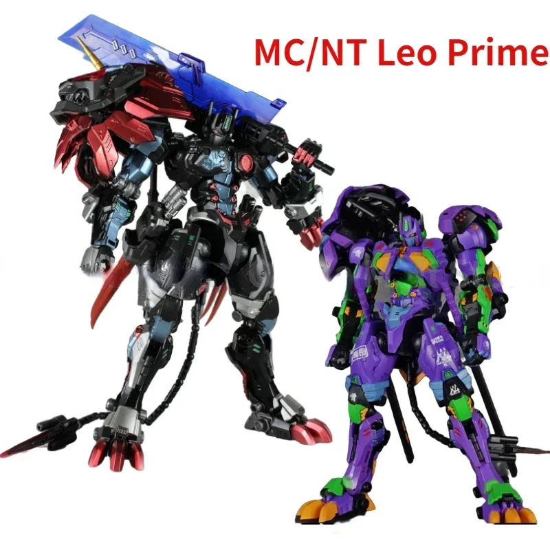 In Stock MC/NT Leo Prime Transformation Beast War 2 Black/purple Lion Model Classic 21.5CM Alloy Action Figure Toy Collectible