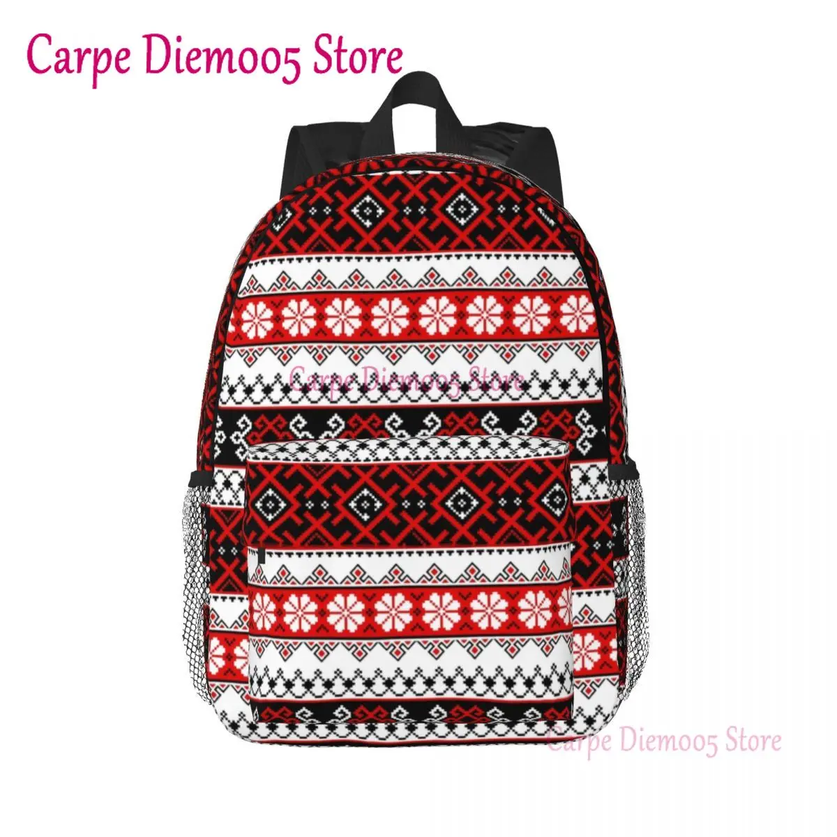 

Ukrainian Embroidery Bright Vyshyvanka Leggings Backpacks Water Resistant College School Ukraine Ethnic Bag Printing Bookbags