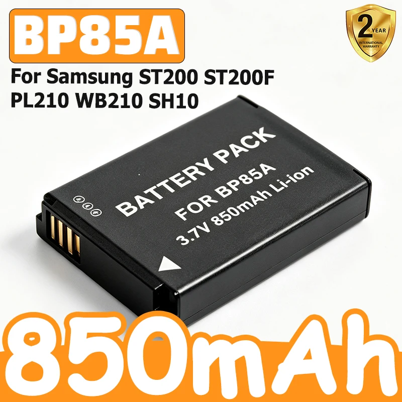 New 85A BP85A BP-85A BP Battery for Samsung ST200 ST200F PL210 WB210 SH100 Gigital Camera BP-85A BP 85A BP85A