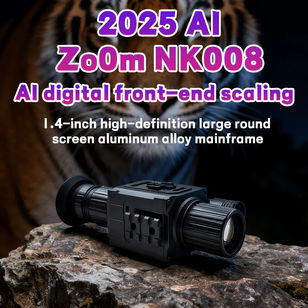 AI ZOOM X5 مشهد بندقية خارجي، جهاز رؤية ليلية للصيد دقة 1920*1080، كاميرا صيد مرئية تصل إلى 400 متر #1