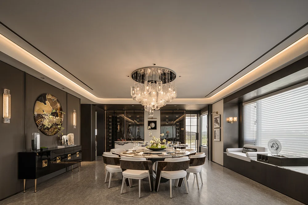 แผนผังการออกแบบตกแต่งภายในแสงสว่างของซานไห่ การวางแผนพื้นที่ การร่างบ้าน บ้านพักตากอากาศ ห้องนั่งเล่น การตกแต่งบ้านอย่างละเอียด