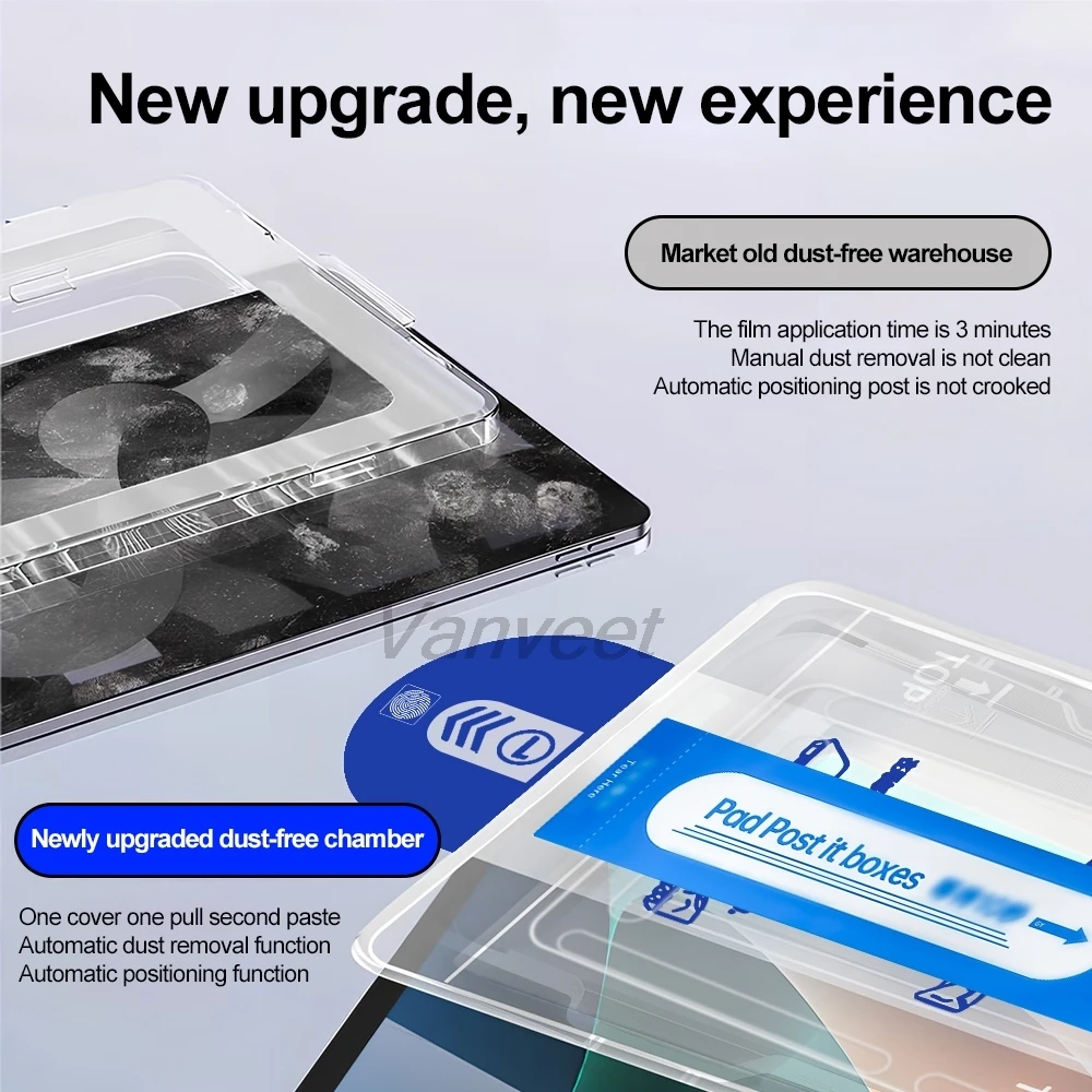 واقي شاشة عالي الدقة سهل التركيب لجهاز iPad Mini (2019) Mini 4 (2015) لهاتف Xiaomi Redmi Pad SE Samsung Tab A9 من الزجاج المقسى #2