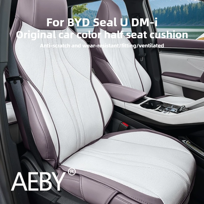 AEBY For BYD Seal U DM-i 2020-2025 Car Seat Covers, Full Set Waterproof Leather Seatcovers Custom Fit Auto Interior Accessories