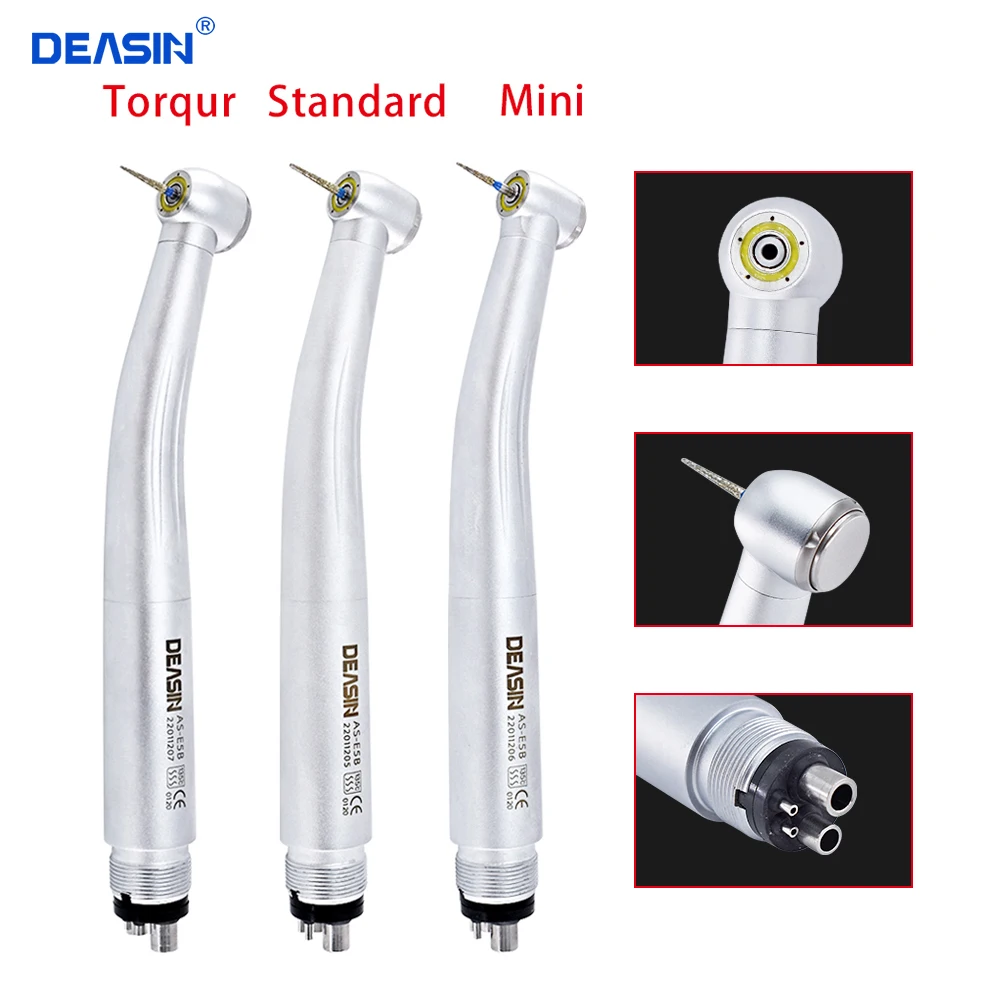 

Dental E-Generator Shadowless 5 Led Light 5 Water Spray high speed air turbine handpiece ceramic mini/standard / torque 2/4 Hole