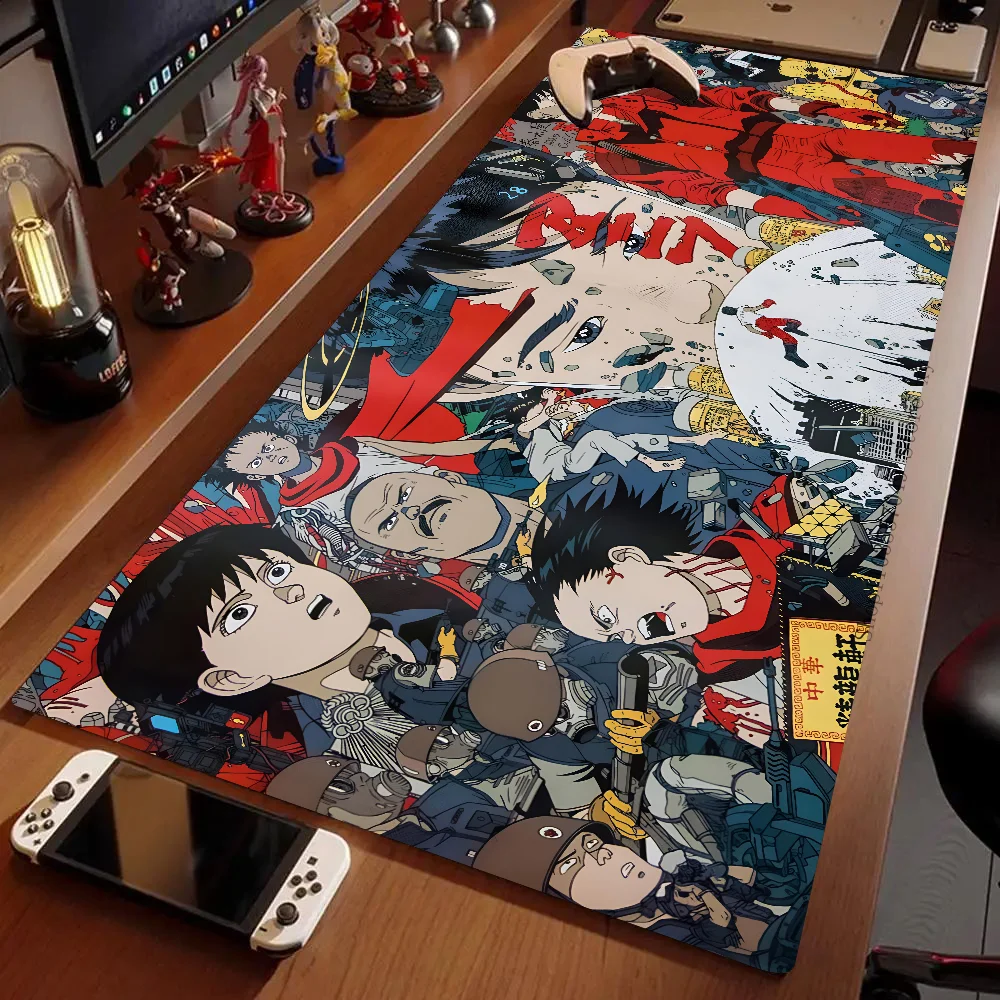 حصيرة أكيرا للرسوم المتحركة ، وسادة مكتبية مع وسادة ، ملحقات الألعاب ، وسادة رئيسية ، حصيرة بطانة لوحة المفاتيح ، XXL ، 1 ماوس