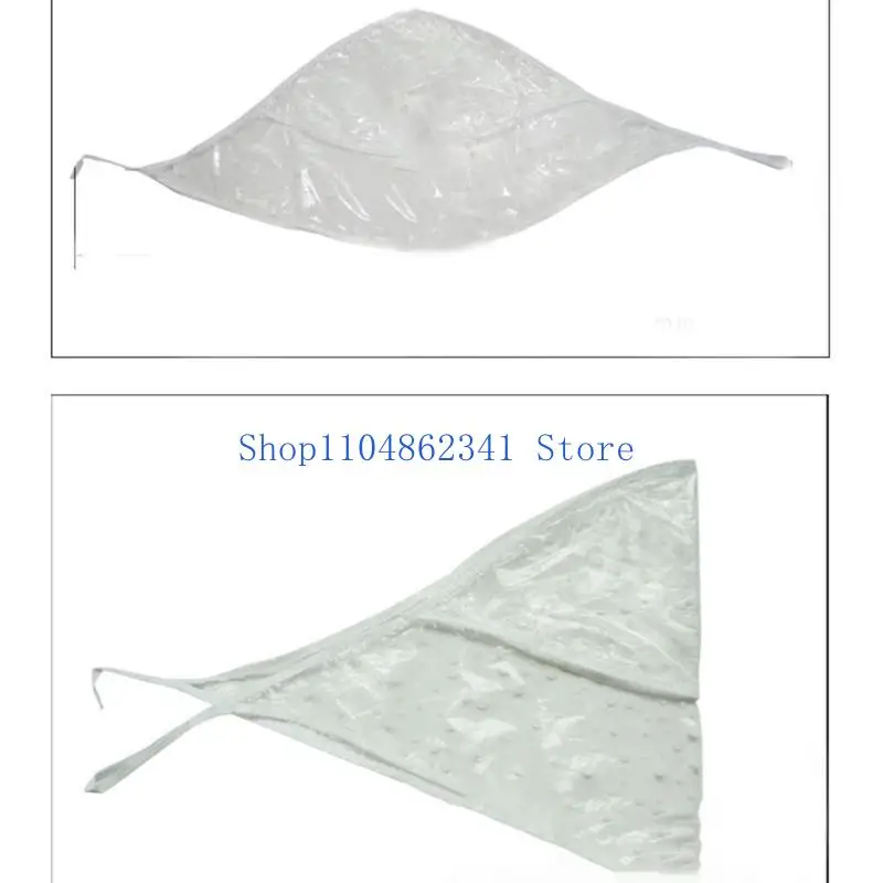 Chapéu chuva PVC 5asd para condições climáticas chuvosas para uso externo com capuz transparente