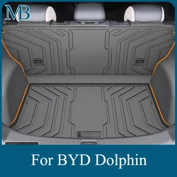 New Style TPE Car Trunk Mat For BYD Dolphin 2024 Accessories Waterproof Dirt Resistant Cargo Liner Pet Mat Easy To Clean