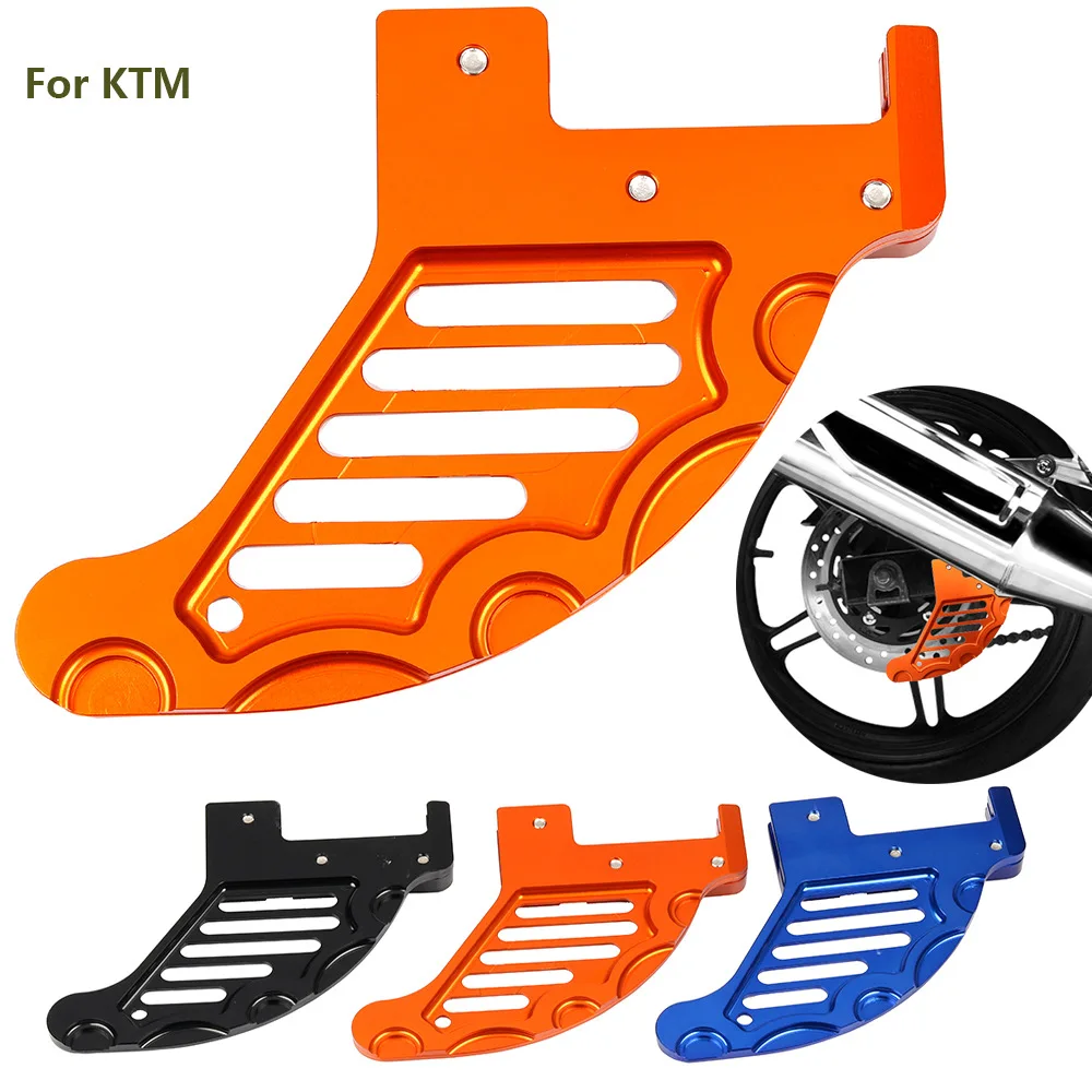 

Rear Brake Disc Guard Protector for KTM 125 144 150 200 250 300 350 400 450 505 525 EXC MXC XCW Motorcycle aluminum Accessories