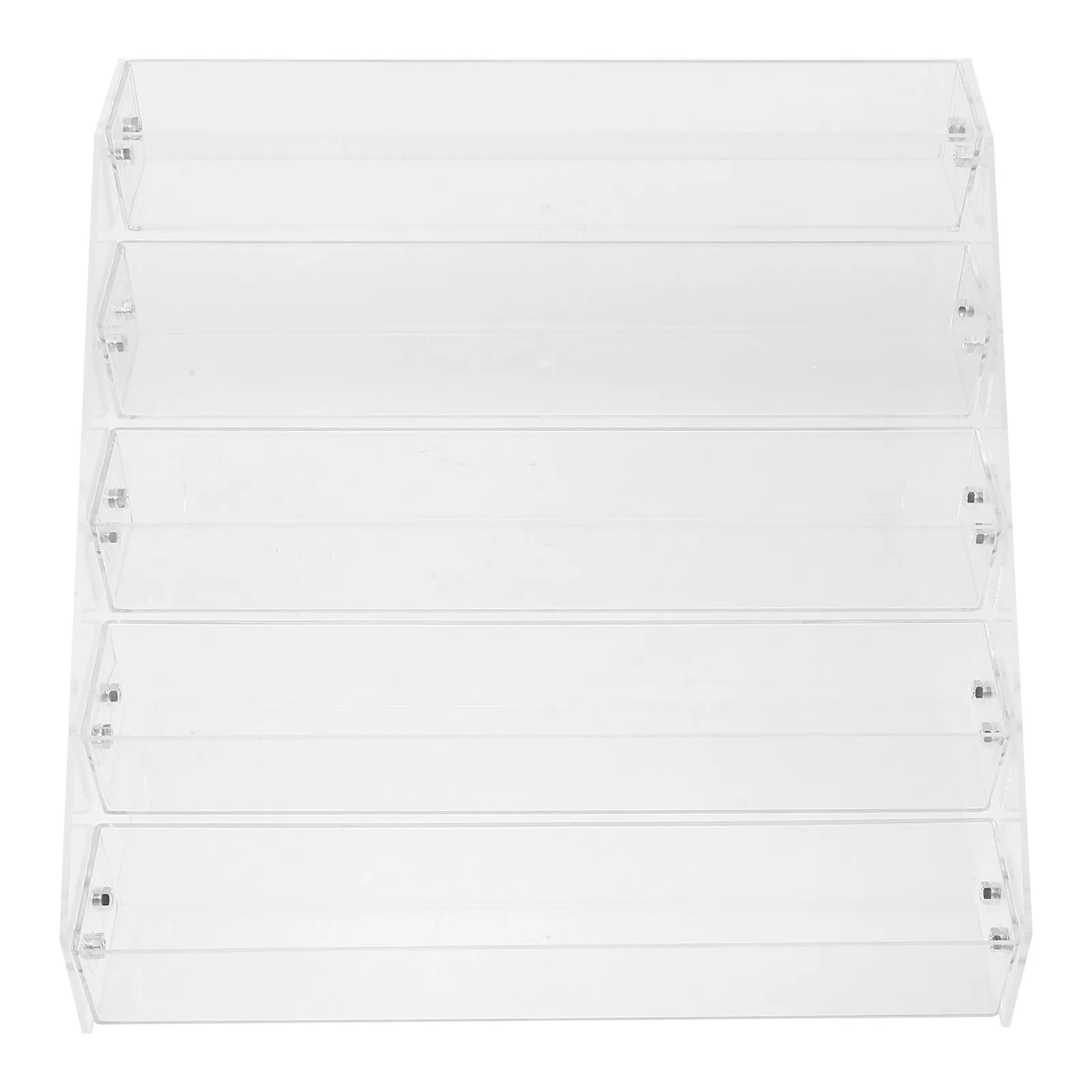 5 Tier Acrylic Cigarettes Display Rack Clear Organizer for Store Countertop Seasoning Spice Rack Kitchen Cabinet view 2