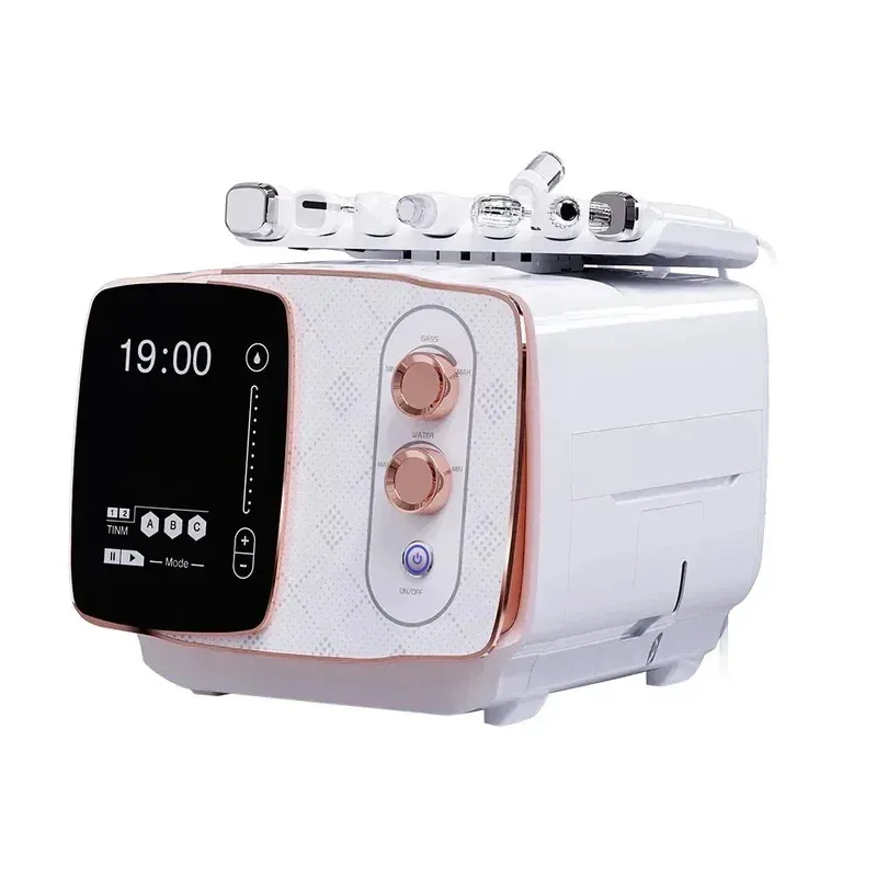 2025 new multifunctional 7-in-1 water oxygen deep exfoliation cleansing and rejuvenation facial beauty instrument