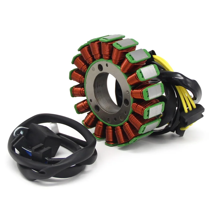 ATV Quad Magneto Generator Stator Coil Fit Kawasaki KVF300 Prairie OEM#21003‑1343 1999‑2002 Engine Ignition Charging Coil Assemb