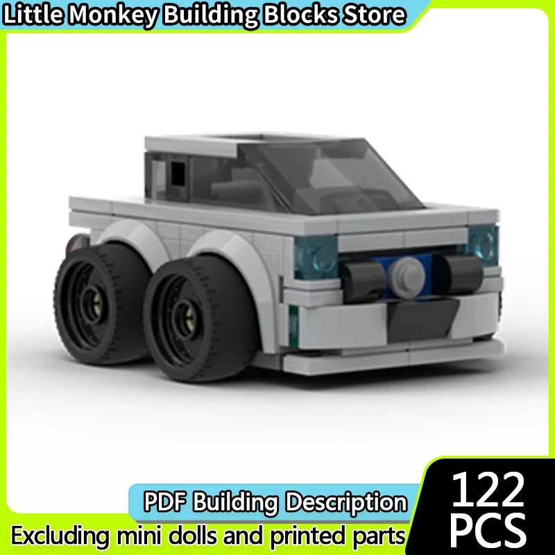 

Speed Racing Car Model MOC Building Bricks Classic Micro Car Modular Technology Children Holiday Gifts Assemble Toys Suit