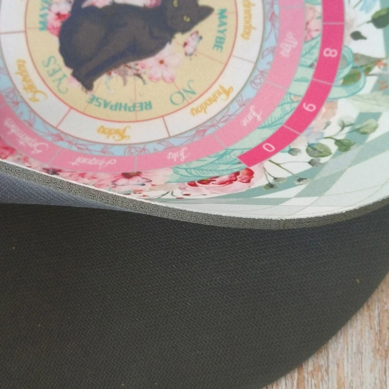 

Cats Pattern Astrologys Pendulums Mat Tarots Rubber Tablecloth Desk Decoration Tarots Card Pad Pendulums Ceremony Mat