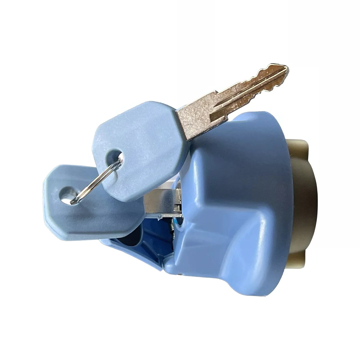 

1set Fuel Tank Cover Cap 40mm Blue Truck Locking Fuel Tank Cover Cap For Mercedes, DAF, MAN Truck Lorry Car Exterior Part