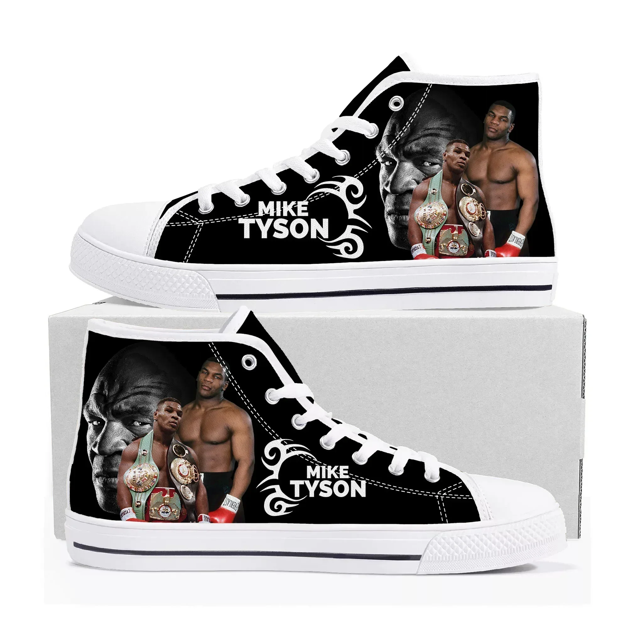 I-Iron M-ike T-Tyson B-Boxing C-Champion High Top Sneakers Mens Womens Canvas Sneaker Casual Custom Made Shoes Customize Shoe