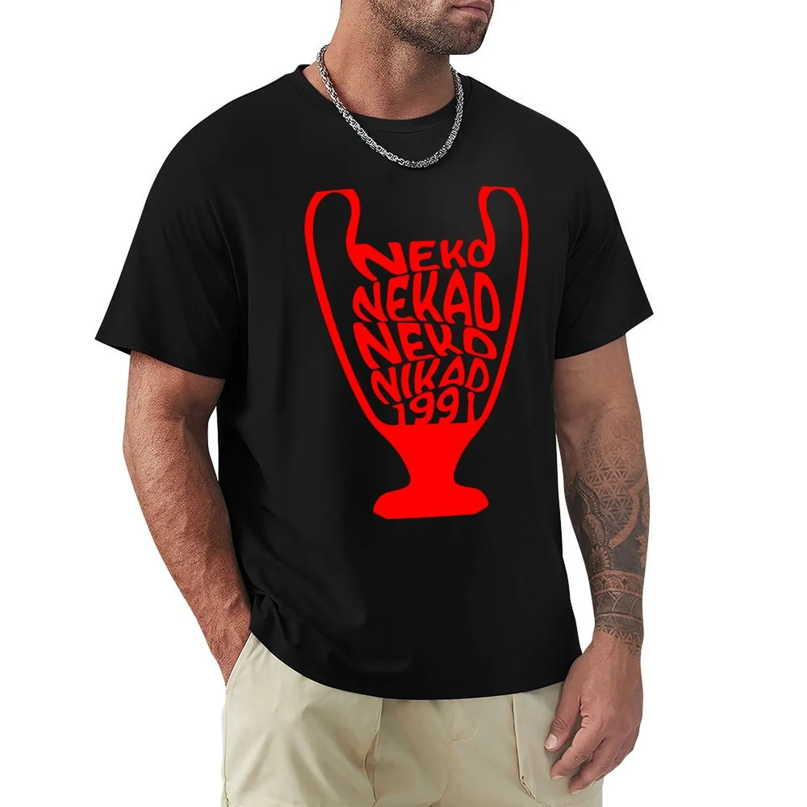 Neko Nekad Neko Nikad Zvezda 1991 majica T-Shirt t shirts for man cotton funny T-Shirt