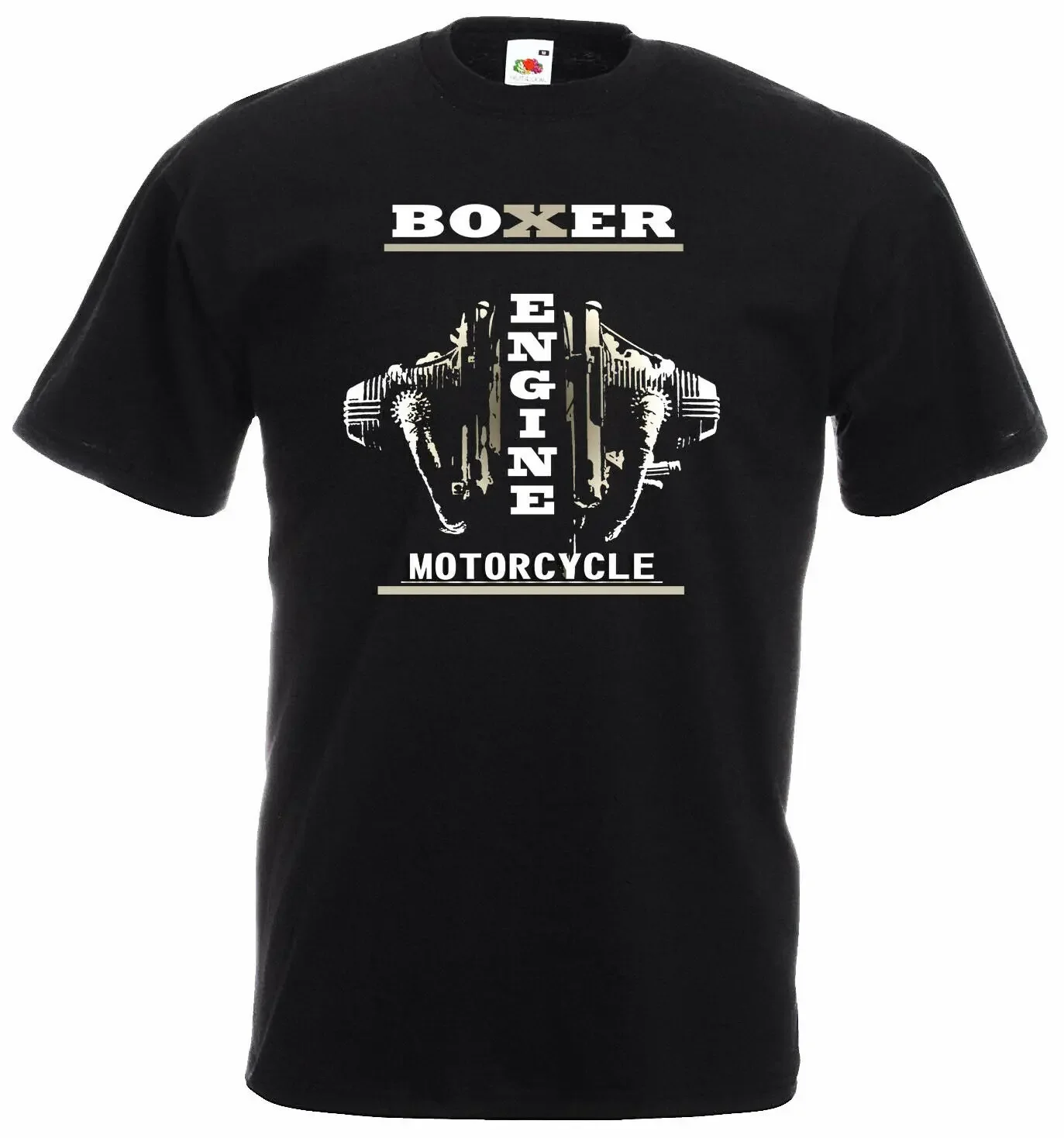 

Классическая футболка Boxer для мотоциклистов, 100% хлопок, с круглым вырезом и коротким рукавом, летняя повседневная мужская футболка, размеры S-3XL
