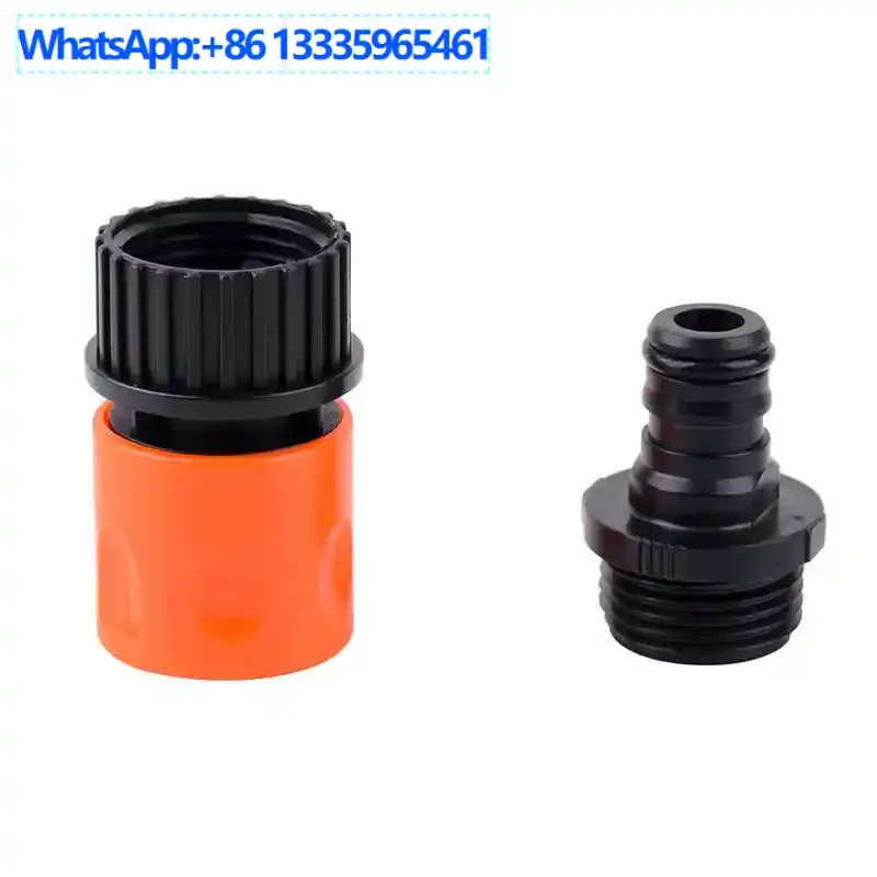 

10PCS Faucet Receiving Tube Orange Flush Kit Water Pipe Connector, Quick Adapter for Water Gun