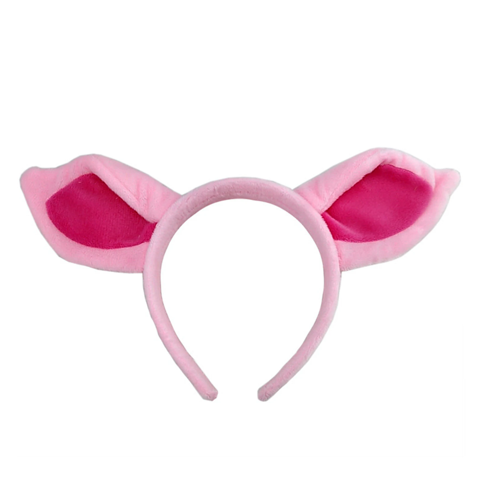 4x Funny Pig Ears Headband Pig Nose Tail Pink Piggy Cosplay Costume Accessories Cosplay Set for Photo Props Performance Parties