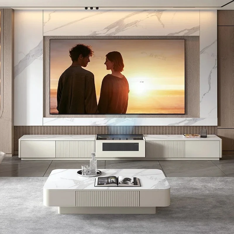 full hidden laser TV cabinet Hisense 88-100 inch electric intelligent telescopic gimbal
