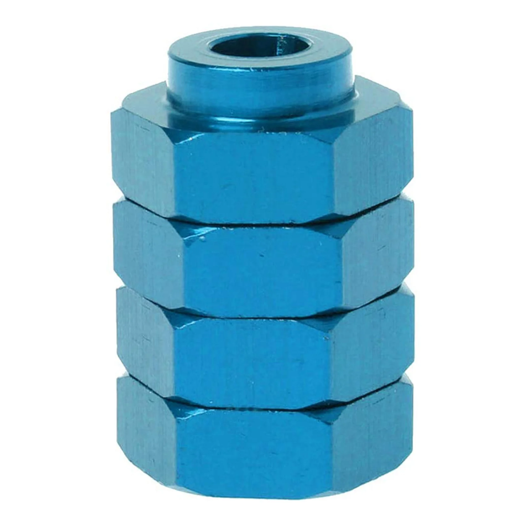 4 pezzi per HSP da 1:10 a 1:8 piatto da corsa/paese/camion pneumatici da 12 mm a 17 mm accoppiatore di conversione esagonale in metallo
