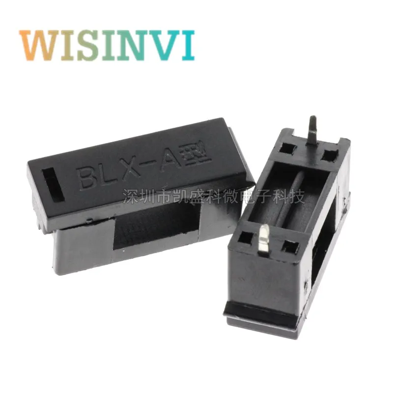 100 PCS PCB 5*20mm Mount BLX-A Type FUSE HOLDER 5MM X 20MM 15A/125V SOLDER HOLDERS Insurance Header Fuse 5x20 Mm