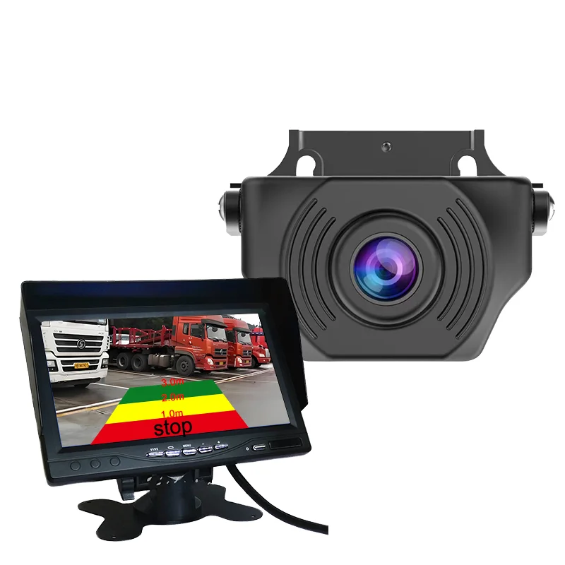 HD 11Ghz Millimeter Wave Radar Waterproof Camera with 7 Inch Monitor 3 in 1 Sensor Car System Reverse and Backup Camera