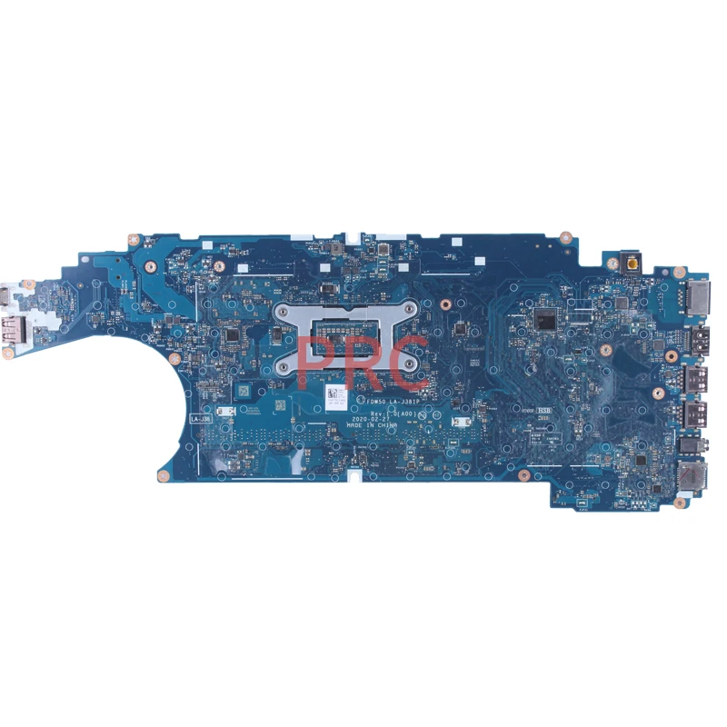 Imagem -06 - Placa-mãe do Portátil para Dell Latitude 5510 La-j381p I510210u I5-10310u I7-10610u 0ht7gc 0j67m8 0jd0kx Notebook Mainboard