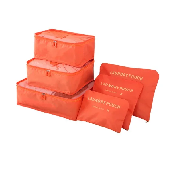 Reise-Aufbewahrungstasche, sechsteiliges Set, Gepäck, Kleidung, Sortiertasche, Geschäftsreise-Kleidung, Schuhe, Unterwäsche, Verpackung, Aufbewahrungstasche – Detail 7