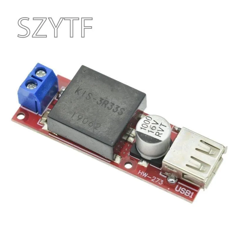 5V USB Output Converter Board DC-DC 7V-24V To 5V 3A Step-Down Non-isolated Buck KIS3R33S Module KIS-3R33S Overcurrent Protection