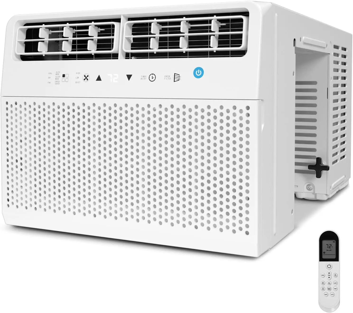 

U Shaped Window Air Conditioner Cools up to 550 Sq. Ft, Ultra Quiet 12,000 BTU Window AC Units with Full Window View