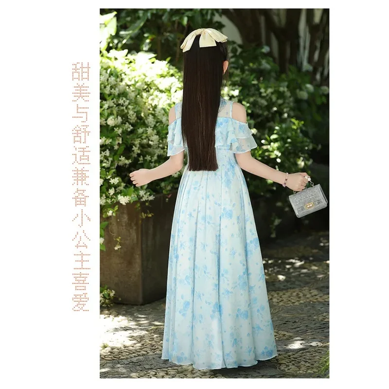 COSda@Вечеринка, сценическое шоу, танцевальная одежда, уличная одежда, сказочная детская одежда, летние платья с цветочным узором для девочек, модная одежда, повседневная винтажная одежда