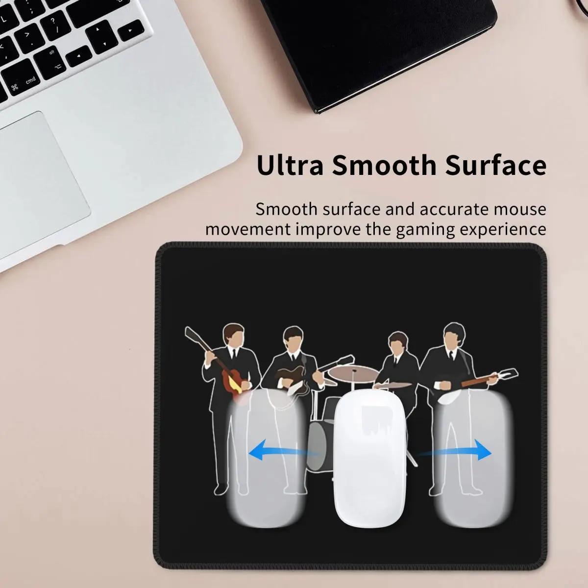 

Beatle винтажный ретро коврик для мыши, компьютерная клавиатура, коврик для мыши, геймерский коврик для ноутбука, офисные аксессуары, настольные коврики