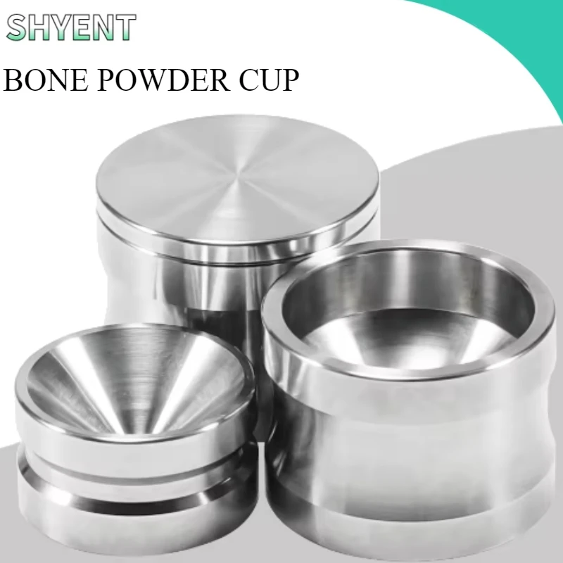 1PCS Dental Bone Meal Mixing Bowl Stainless Steel Bone Planting Bone Powder Mixing Cup  Dental Implant Equipment Lab Tool