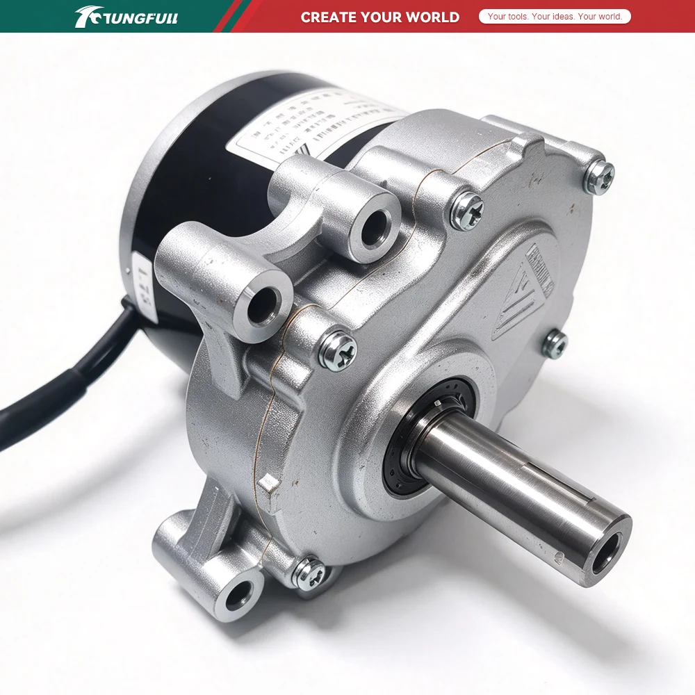 High Torque 24V Brushed DC Motor 350W RPM for Electric Wheelchair Replacement Suitable for Wheelchair Equipment