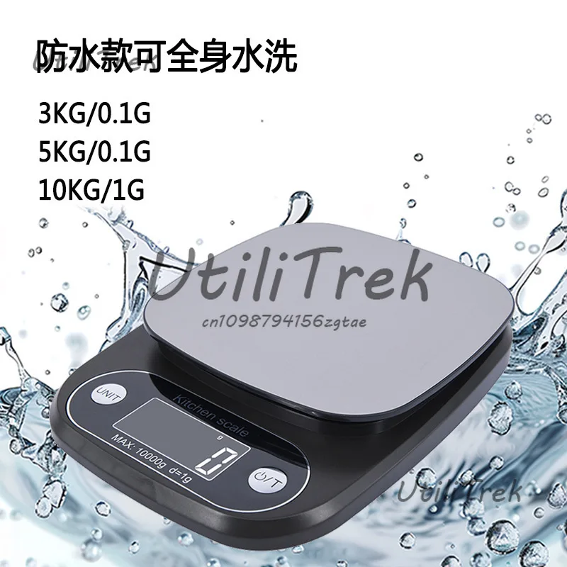 

Высокоточные кухонные весы 10 кг, электронные весы для выпечки, оптовая продажа, домашние весы из нержавеющей стали