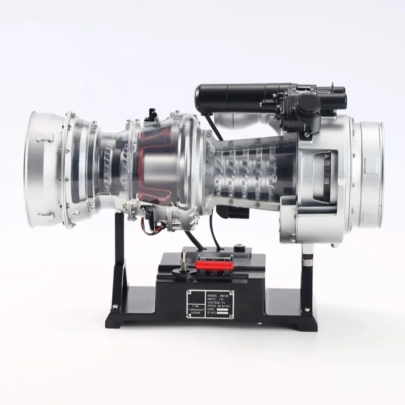 【 Lucky Building Blocks Assembly 】Engine Metal Assembly Model Vortex Shaft High Difficulty Precision Mechanical Model