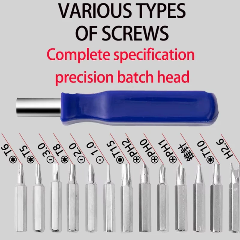 16-in-1-Multifunktions-Schraubendreher-Set, Multi-Bit, Präzisions-Mini-Magnetset, Mobiltelefon, IPad, Kamera, Reparatur zu Hause