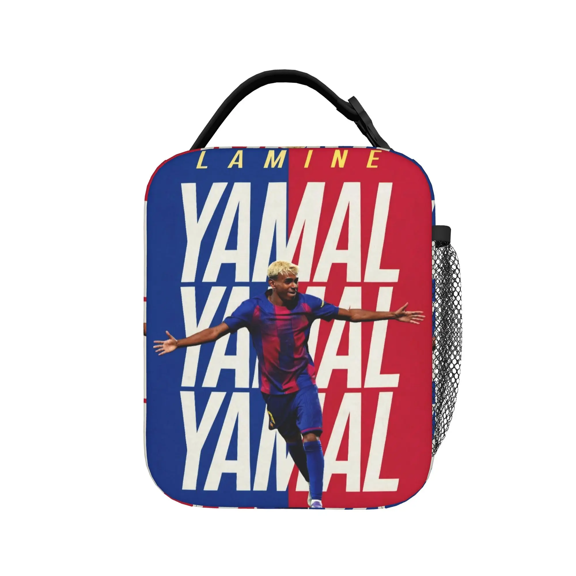 Lamine Y-Yamal Insulated Lunch Bag Leakproof Football Soccer Reusable Thermal Bag Tote Lunch Box Office  Travel Girl Boy