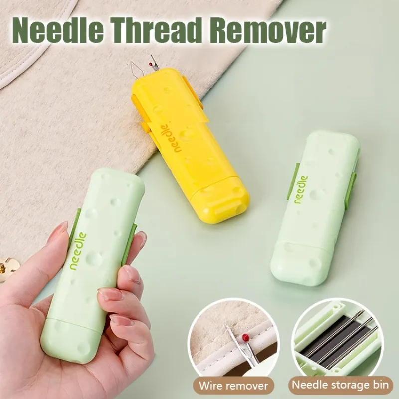 3-in-1 Needle Threader Household Remover Elderly Leader With Needle Case Magnetic Piece Suction Needle Threading Removing Needle