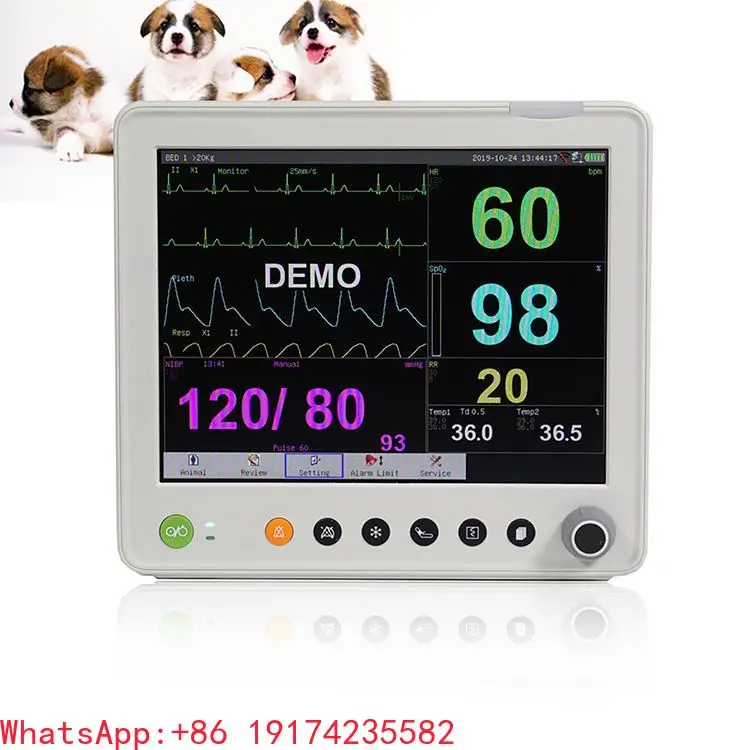 

Multi-Param-eter Vete-rinary Mo-nitor 12 Inch M-onitor Multip-aram-etro Vete-rinary Mon-itor Veteri-nary for Animal