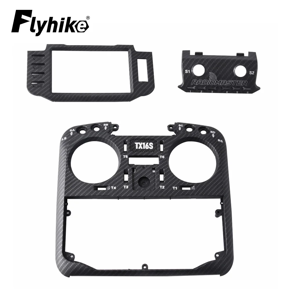 RadioMaster TX16S MKII V4.0 Transmitter Multi-color Cover Shell Spare Part Replacement Front Case - Carbon