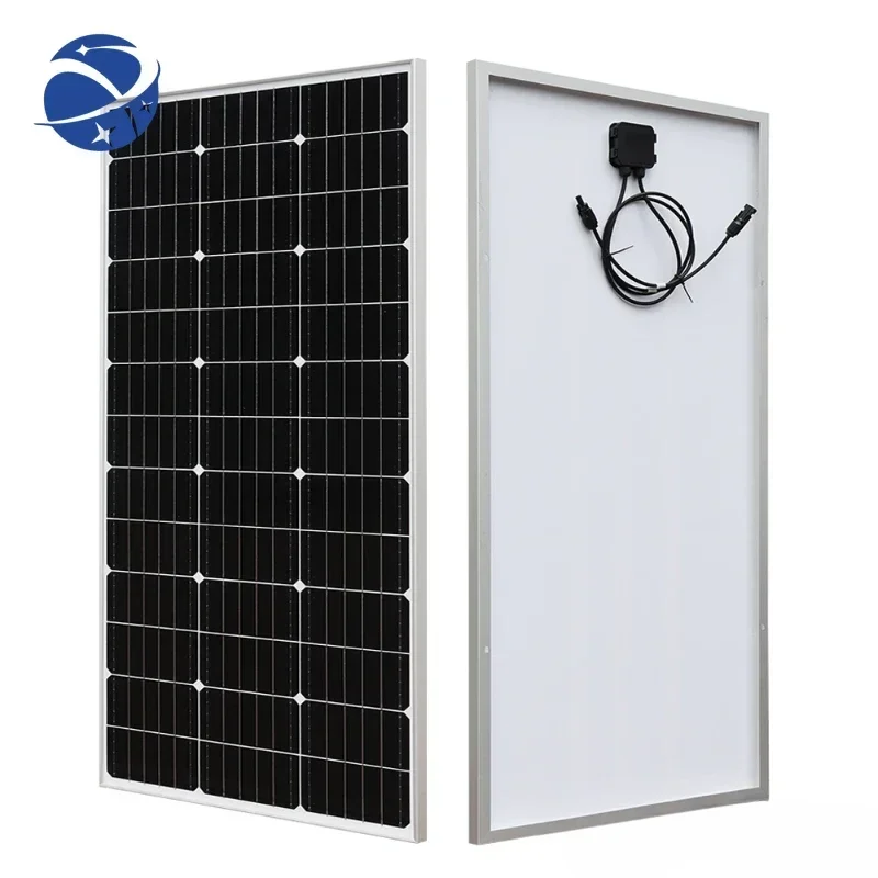 YYHC600W Glass Solar Panel System Photovoltaic Panel Solar Balcony Home for Socket 220v Micro Inverter On Grid Solar PV System