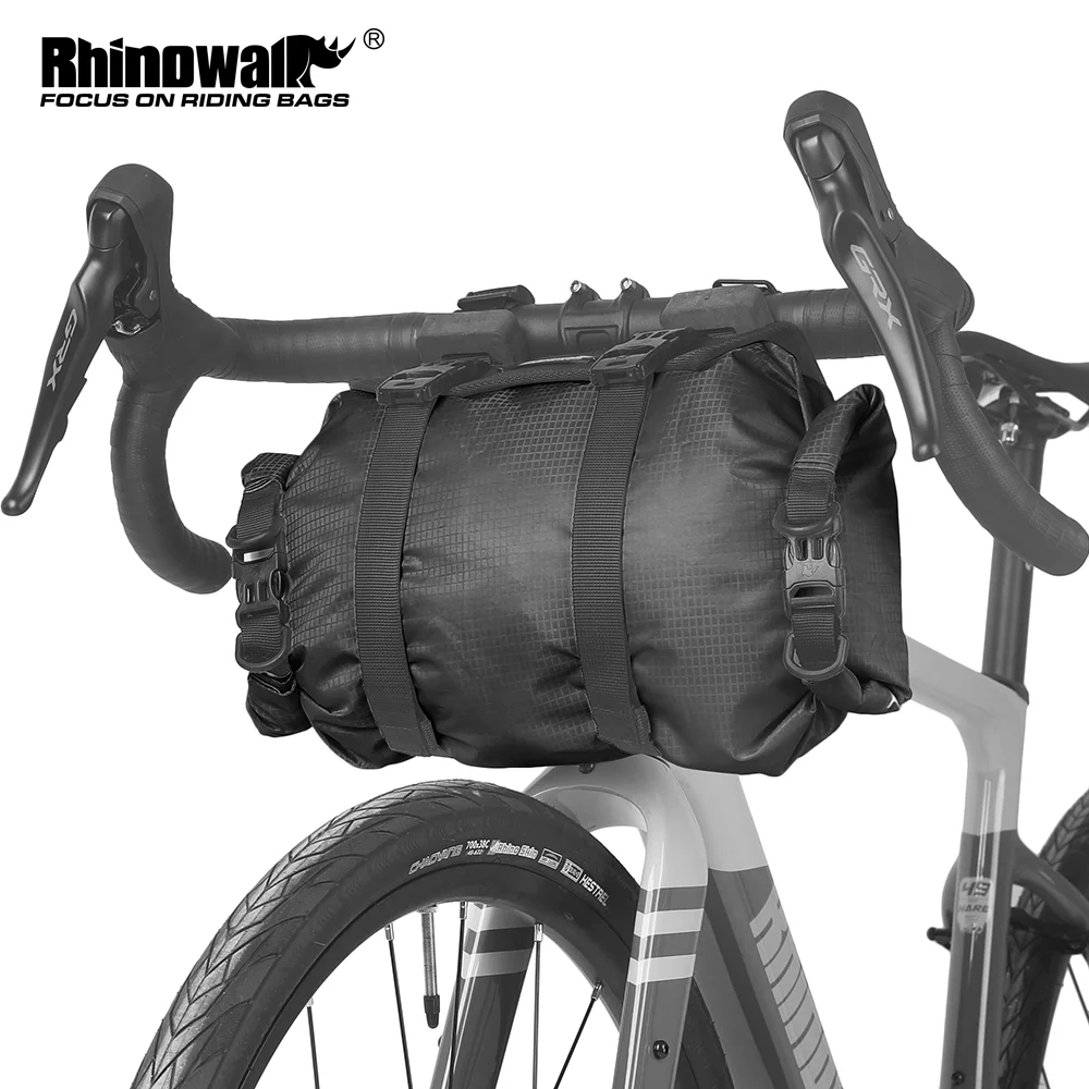 Rhinowalk Bike Handlebar Bag 12L Waterproof Cycling Bicycle Front Bag Pack Set MTB Road Storage Luggage Detachable Inner Bag