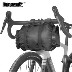 Borsa da manubrio per bici Rhinowalk 12L borsa anteriore per bicicletta da ciclismo impermeabile Set borsa interna staccabile per bagagli da strada MTB