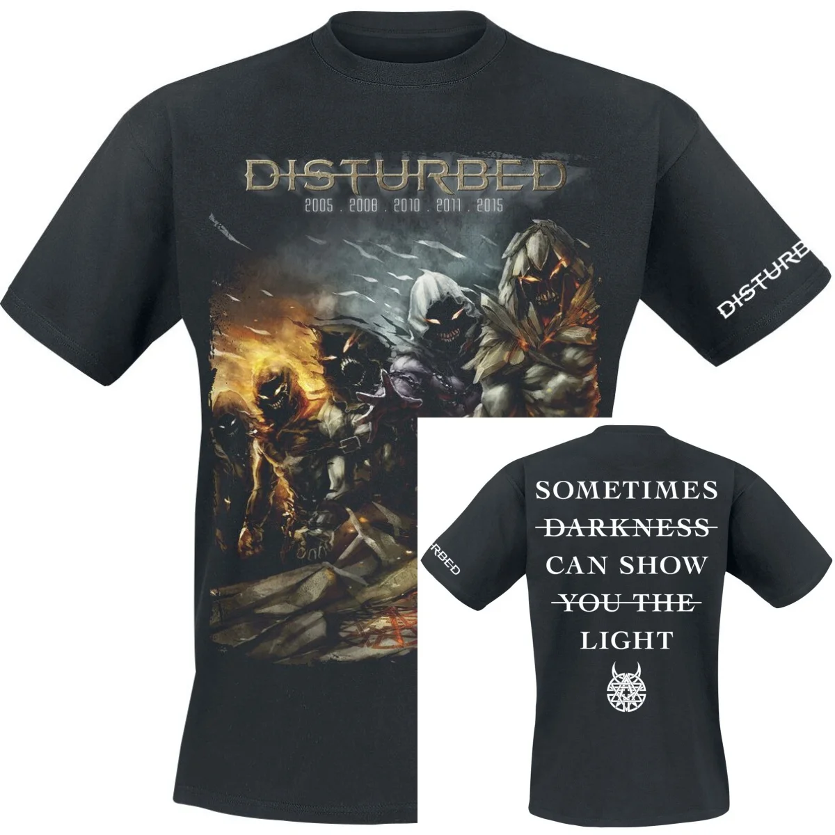 Disturbed Graphic Cotton Band T-shirt Unisex Summer Short Sleeve Fashion Brand Tee Luxury Casual Vintage Tees